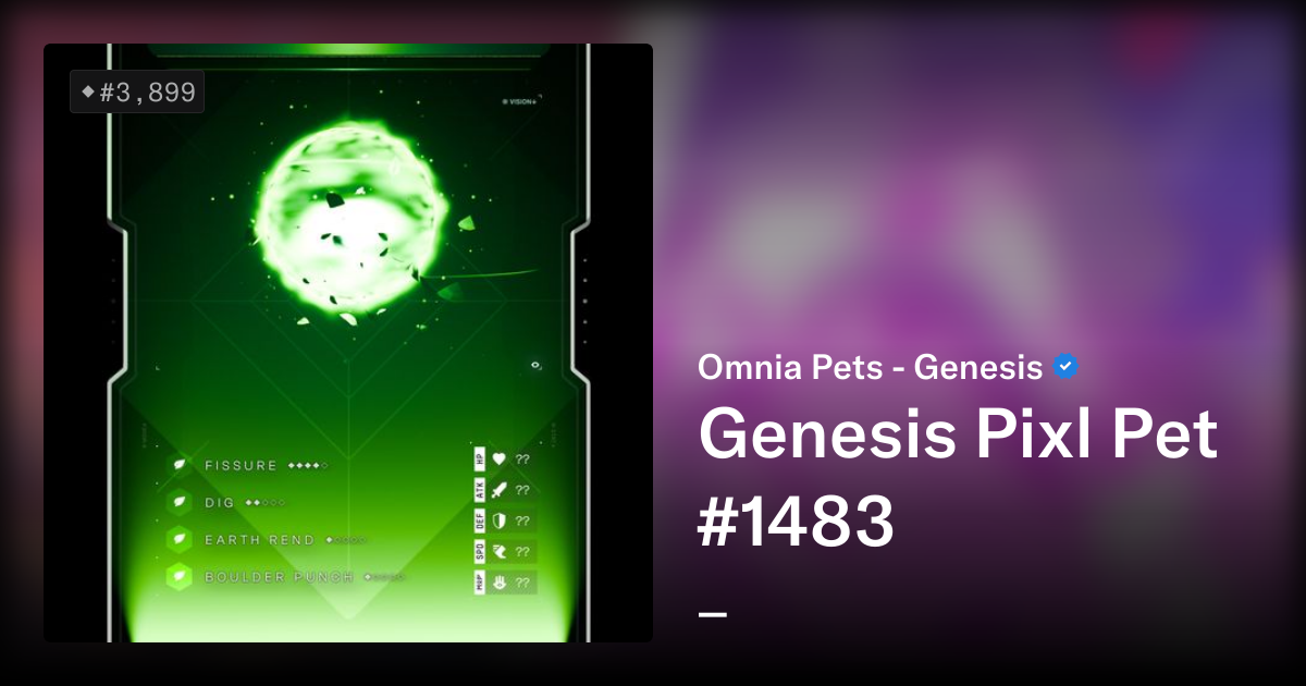 Omnia Pet Genesis
